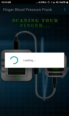 Finger Blood Pressure Prank android App screenshot 1